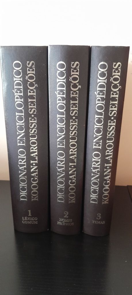 Dicionário enciclopédico - 3 volumes
