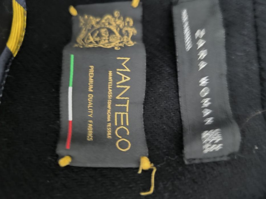 Płaszcz wełniany Zara