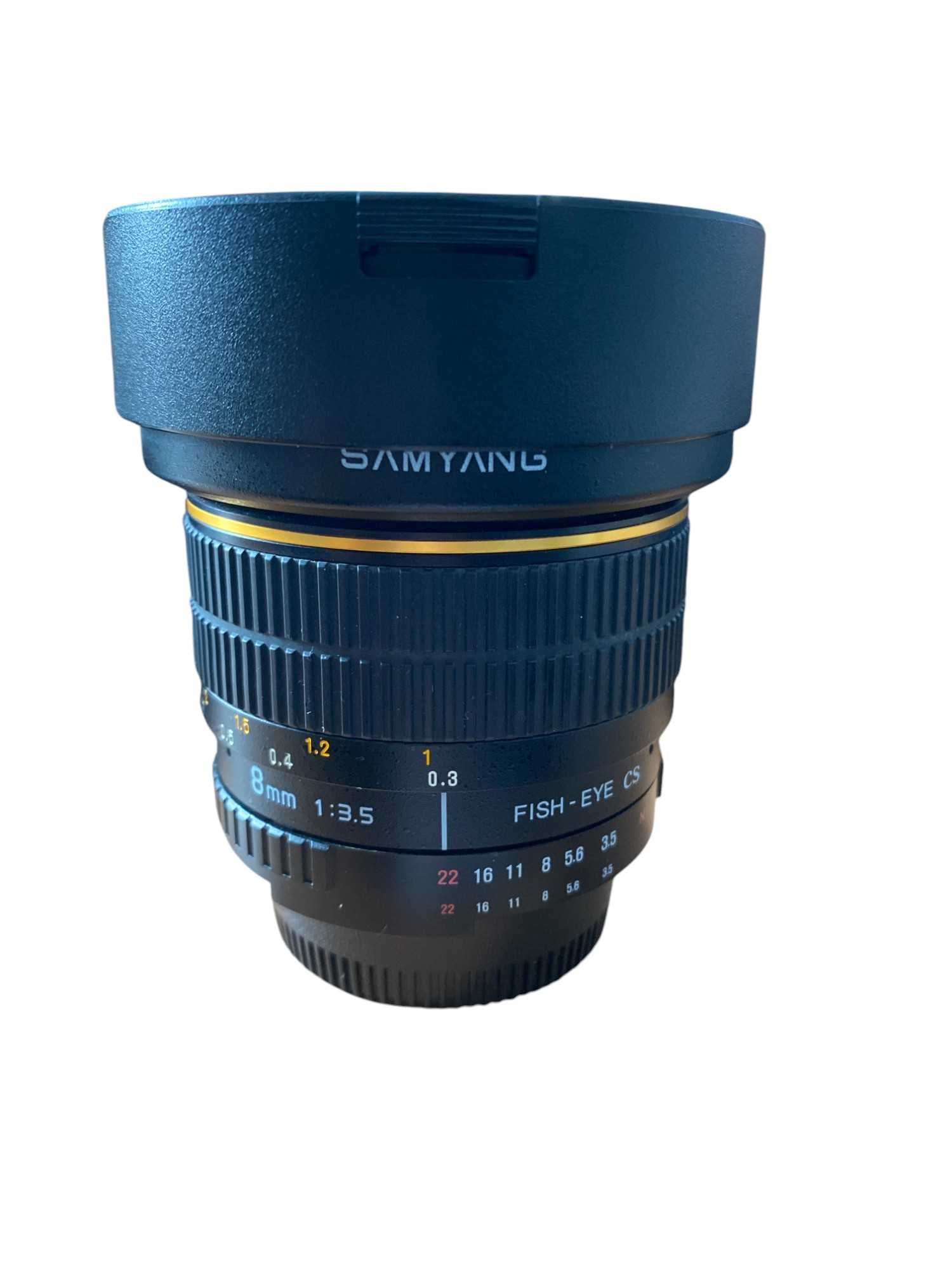 SAMYANG fish eye cs 8mm 1:3.5 aspherical