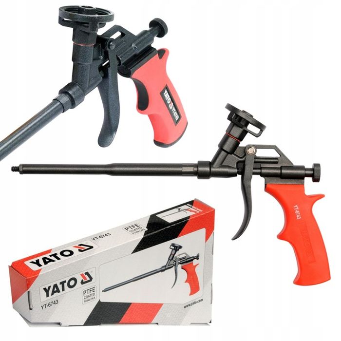 Yato Pistolet Do Pianki Piany Montażowej Ptfe Metalowy Styropianu Yt-6