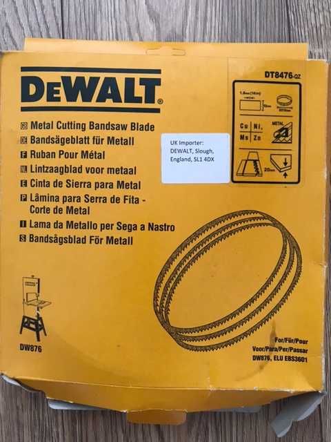 DT8476 DEWALT brzeszczot taśmowy 2215 x 12 x 0.6 mm