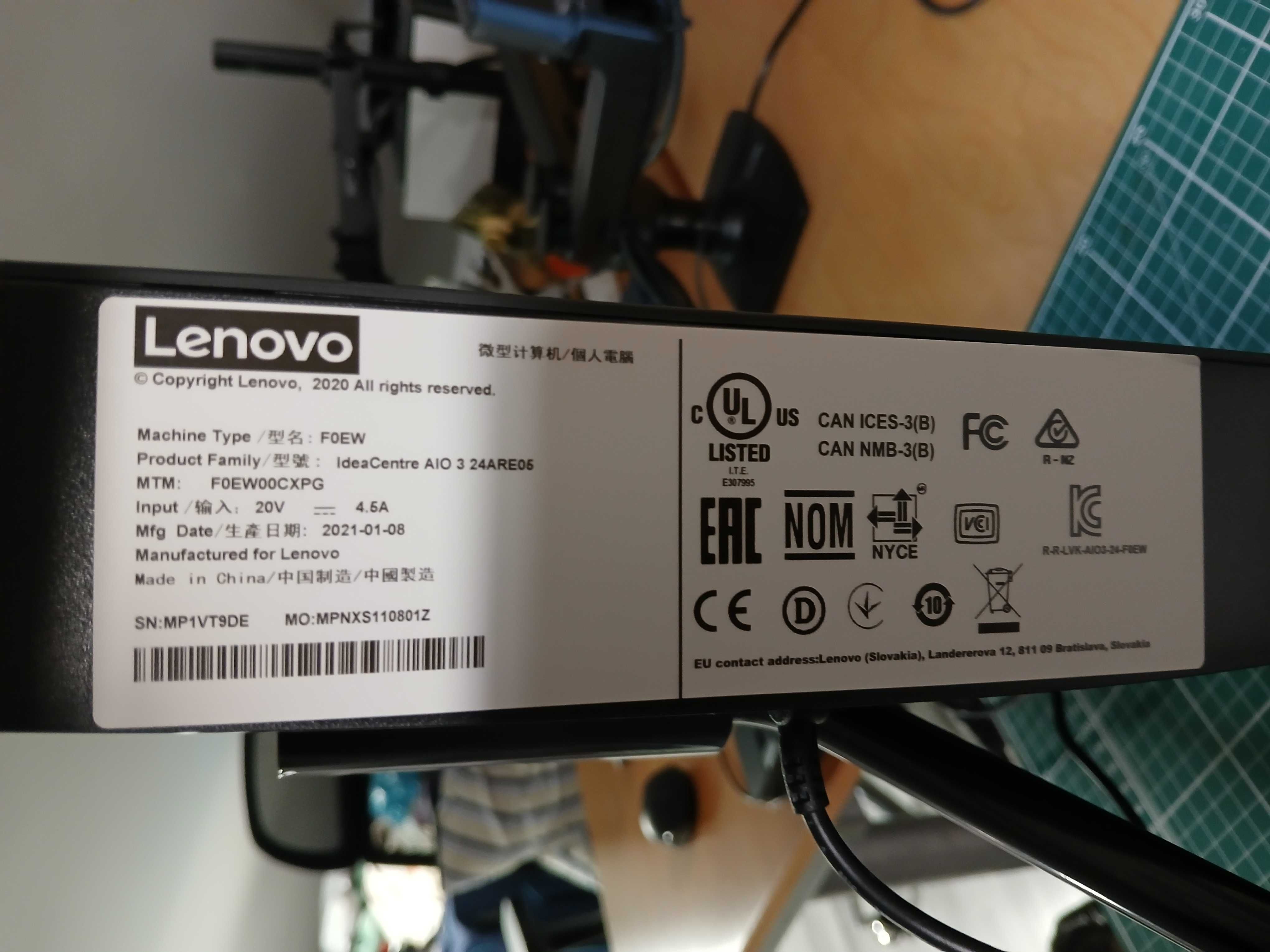 Lenovo IdeaCentre AIO 3-24ARE05 AiO