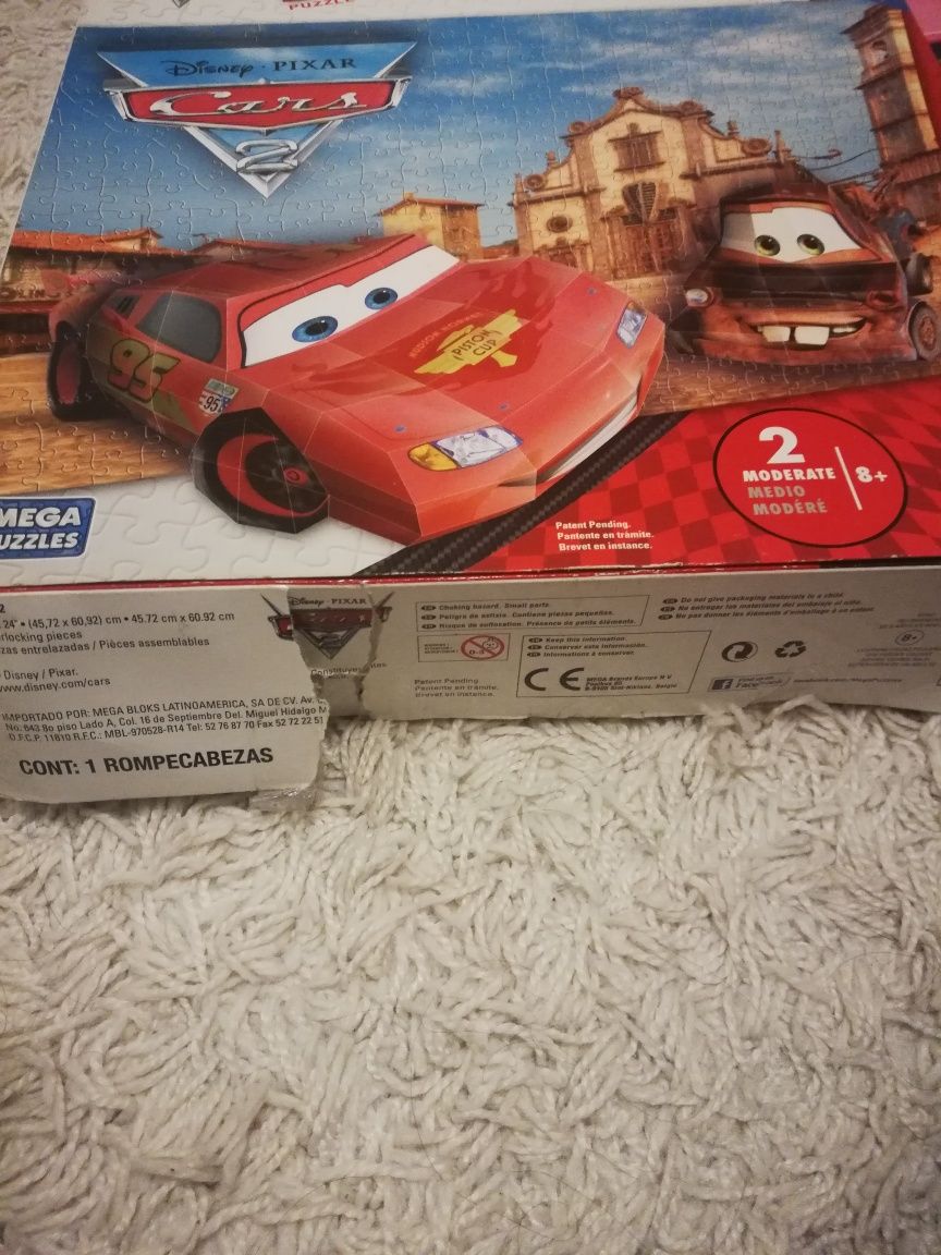 Puzzle 3d Cars 2