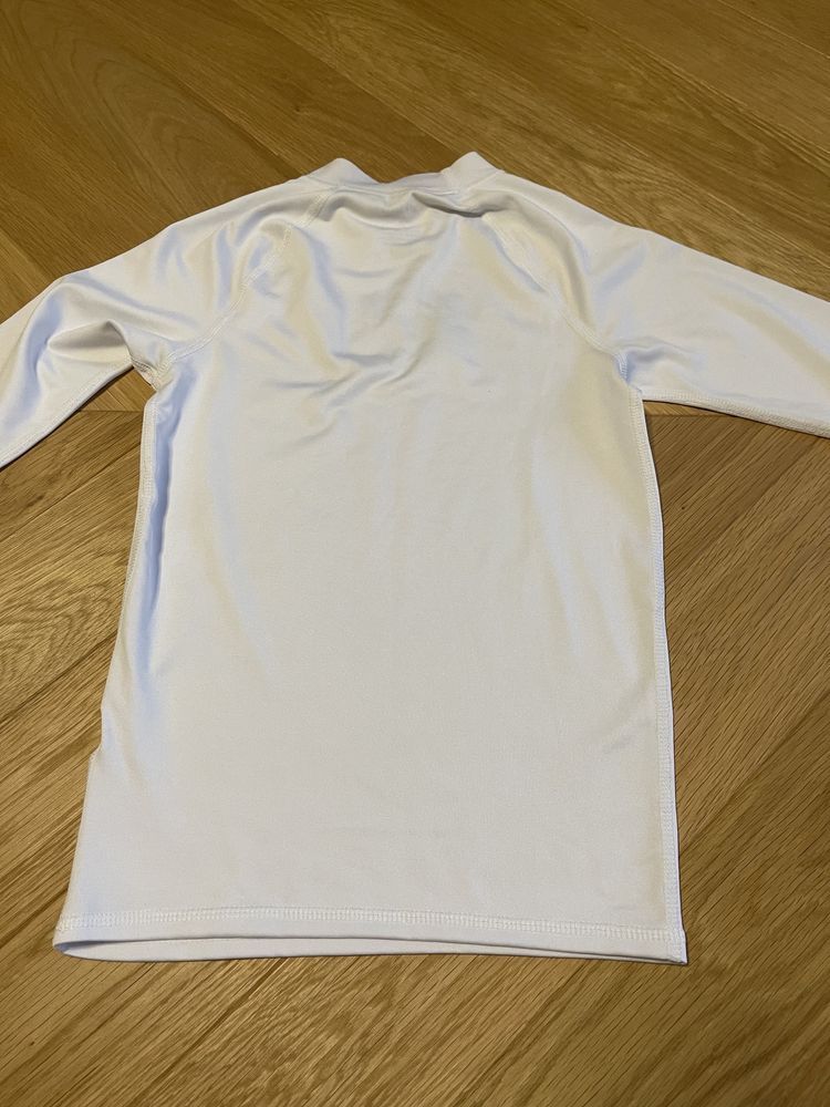 Koszulka dziecięca UV Quiksilver biała długi rękaw rozmiar 10  S