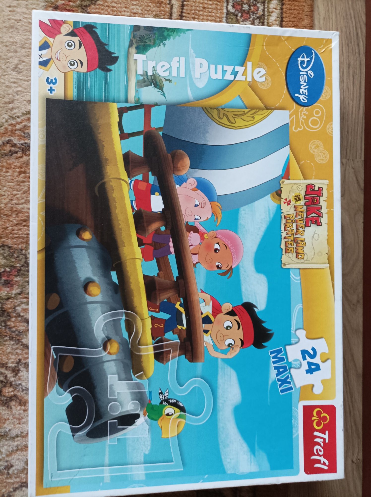 Puzzle Trefl 24 Maxi  Mickey Mouse i Jake Piraci