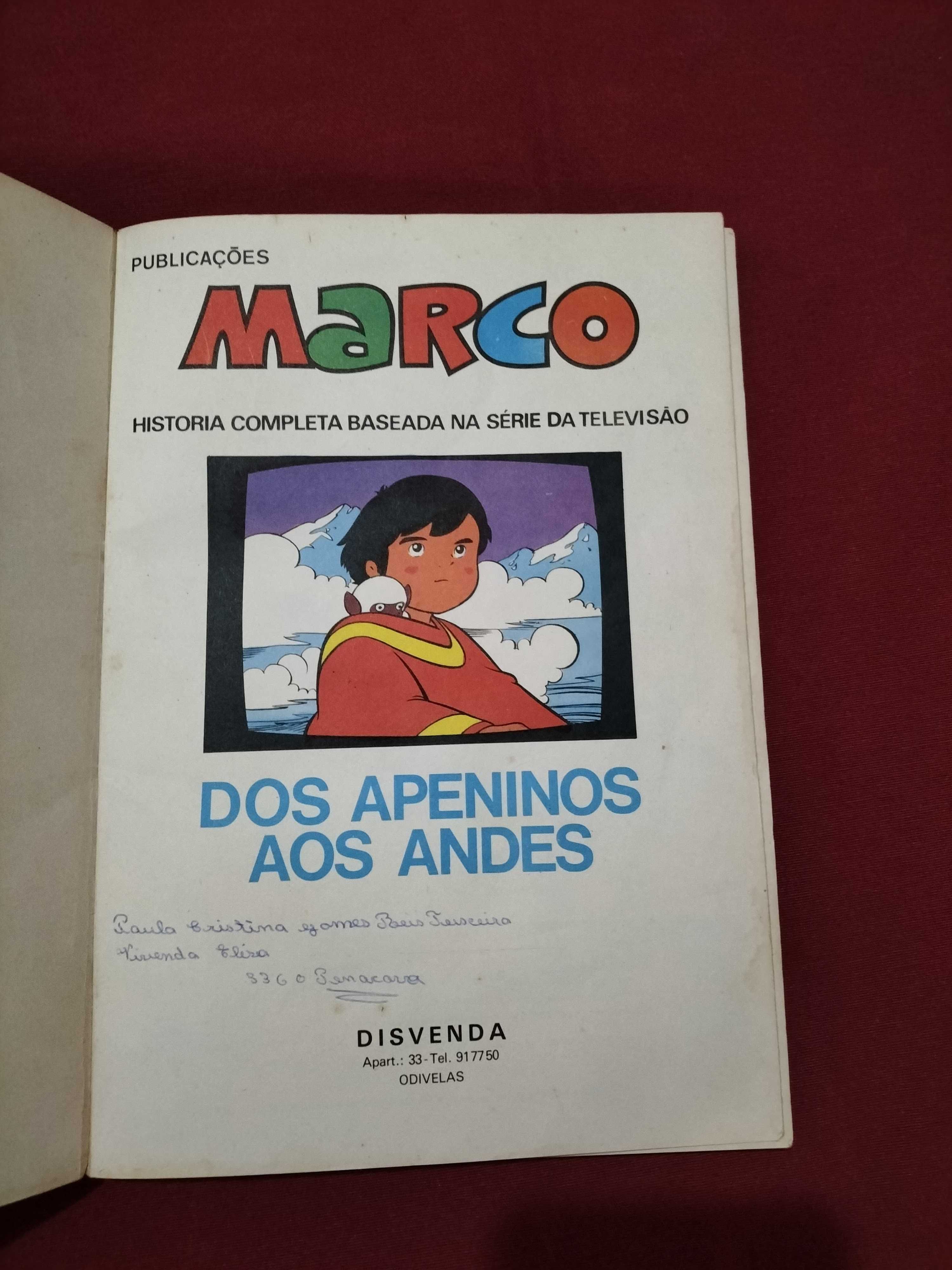 Livro " Marco - Não te vás mamã - nº1!