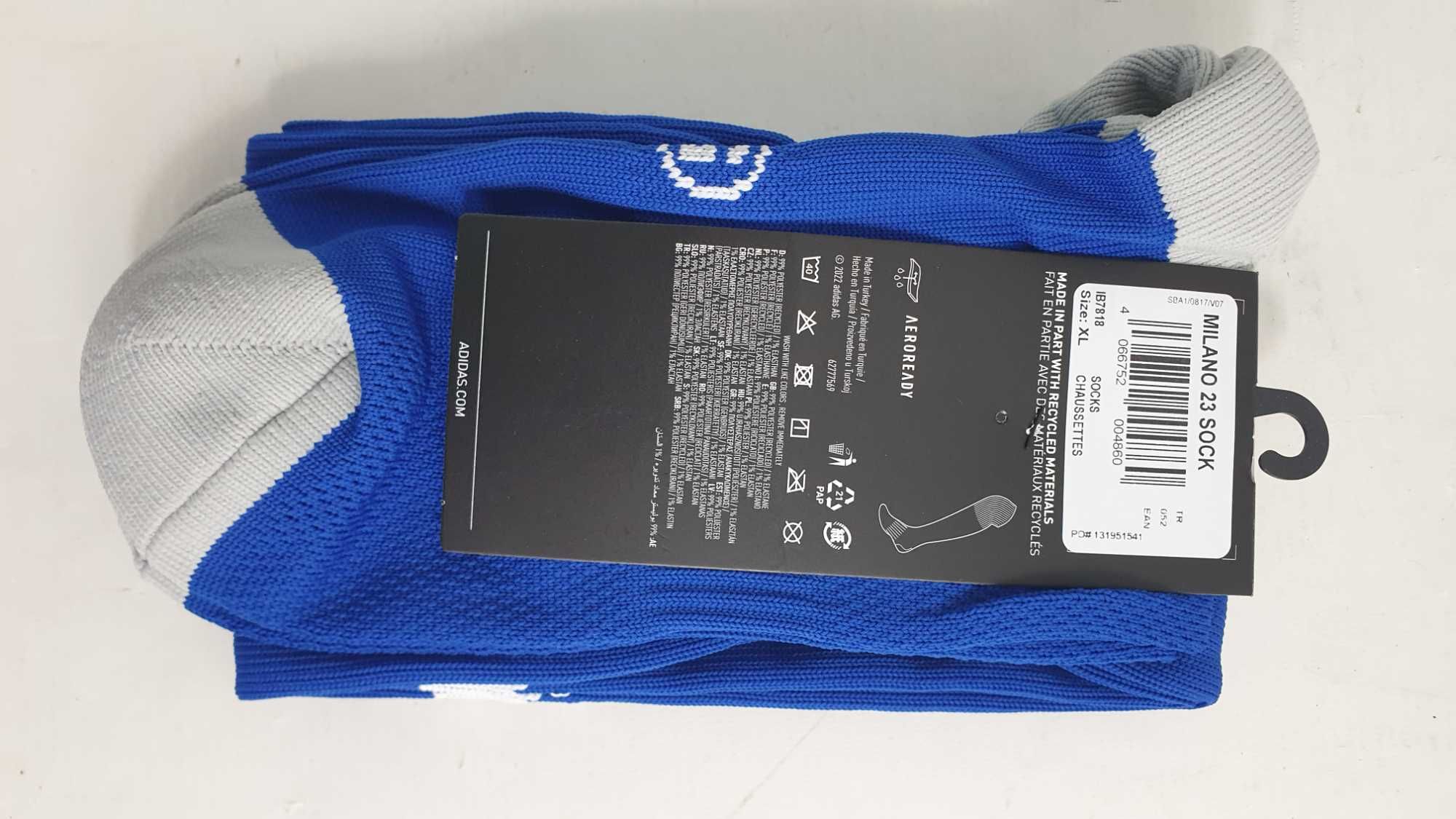 Skarpety getry piłkarskie adidas skarpety Milano wentylacja 46-48
