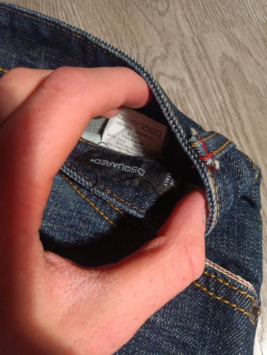 Dsquared2 loose salvage селвидж джинсы бегги ск8 реп авангард гранж