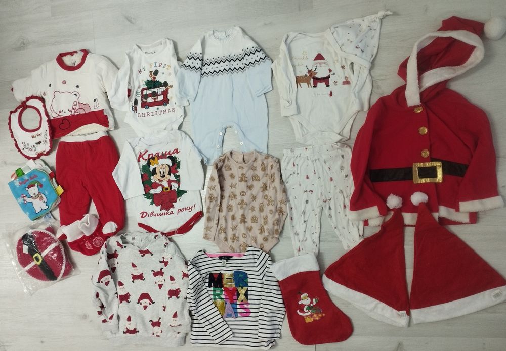 Одяг новорічний. Дитячий лук на Новий рік, Різдво з 0 до 2 років
