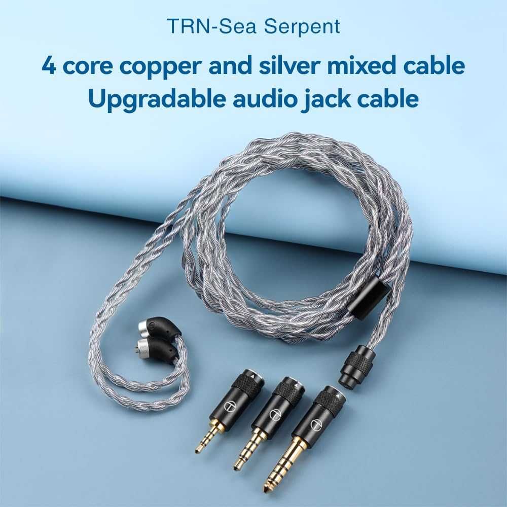 ⇒ TRN Sea Serpent (with mic.) - 4-х жильный кабель с Jeck 2.5/3.5/4.4