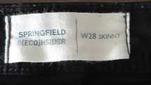 Calças Springfield Jeans PT 38 W 28 Skinny