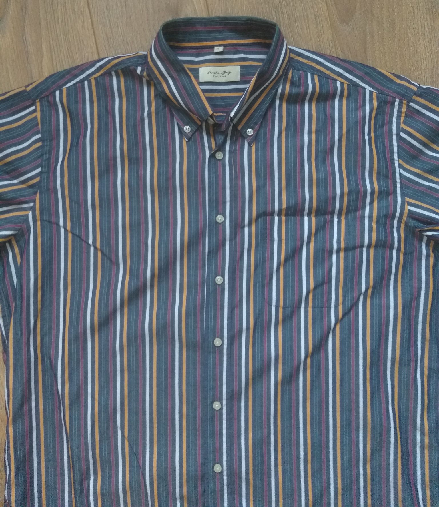 Christian Berg koszula w paski prążki XL