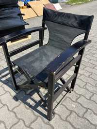 Krzesla reżyserskie, ogrodowe skladane komplet 1,5 palety