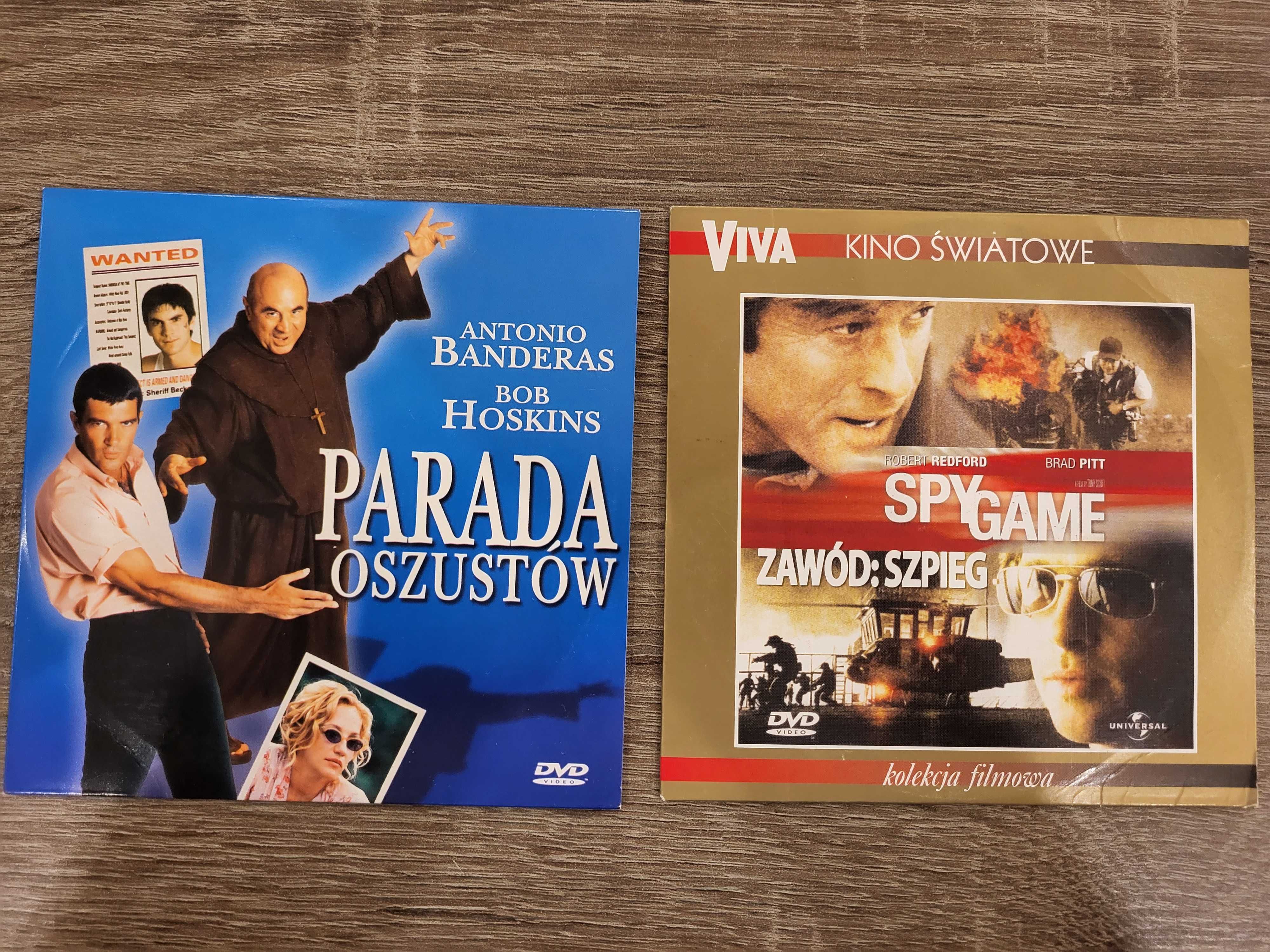 Parada oszustów i Zawód:Szpieg (Spy Game) - DVD komplet, stan bdb