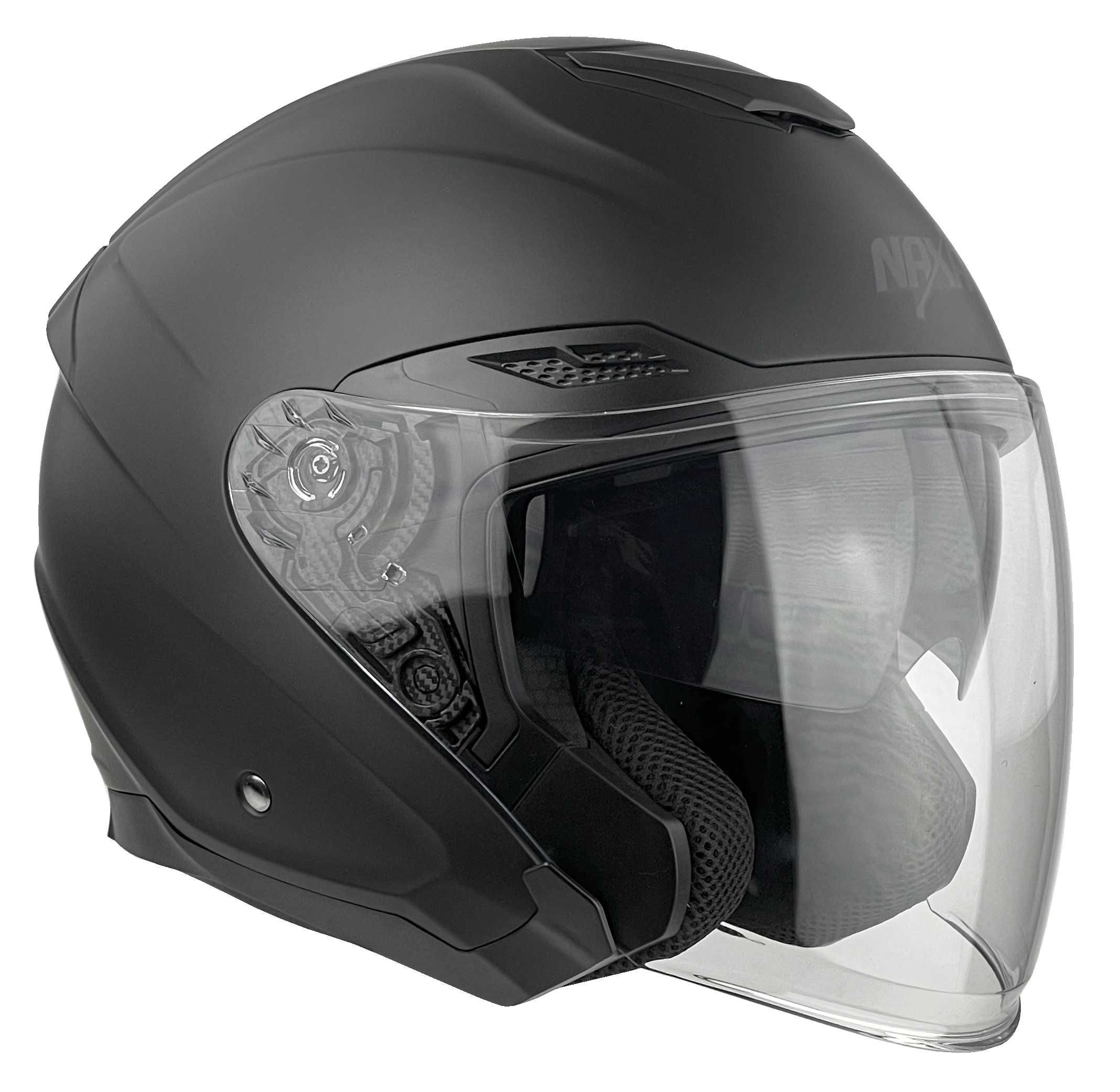 Kask motocyklowy Naxa S30/D MATT BLACK