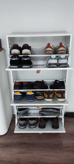 Sapateira branca 3 gavetas