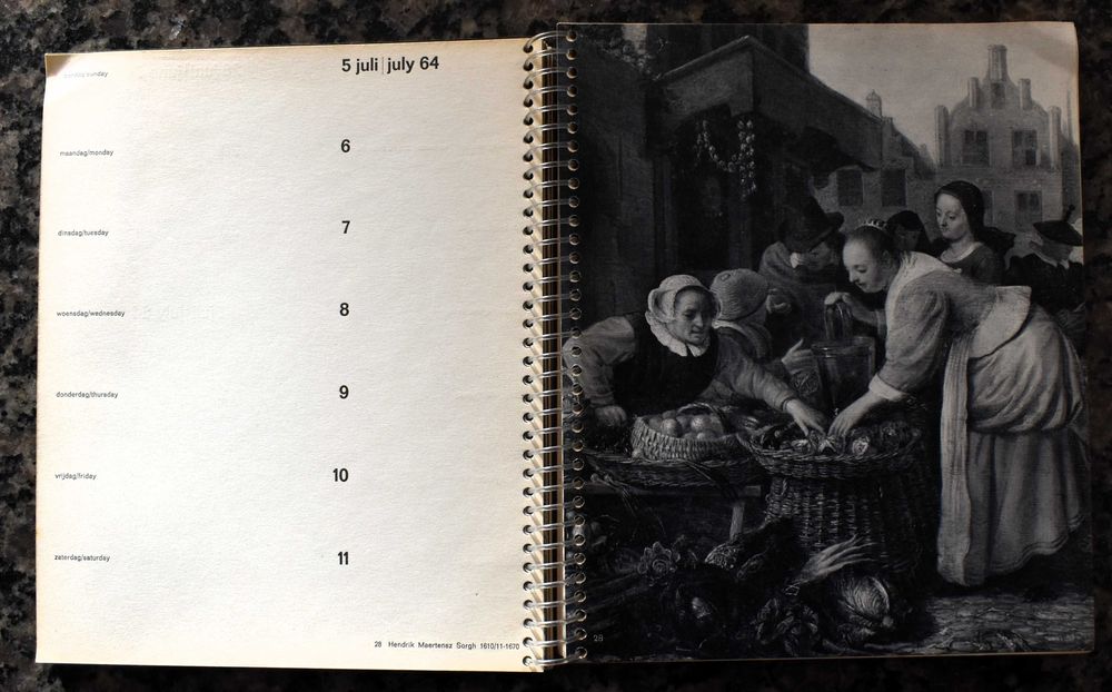 Agenda/Diary 1964 Museum Boymans Van Beuningen, Rotterdam (Rare)