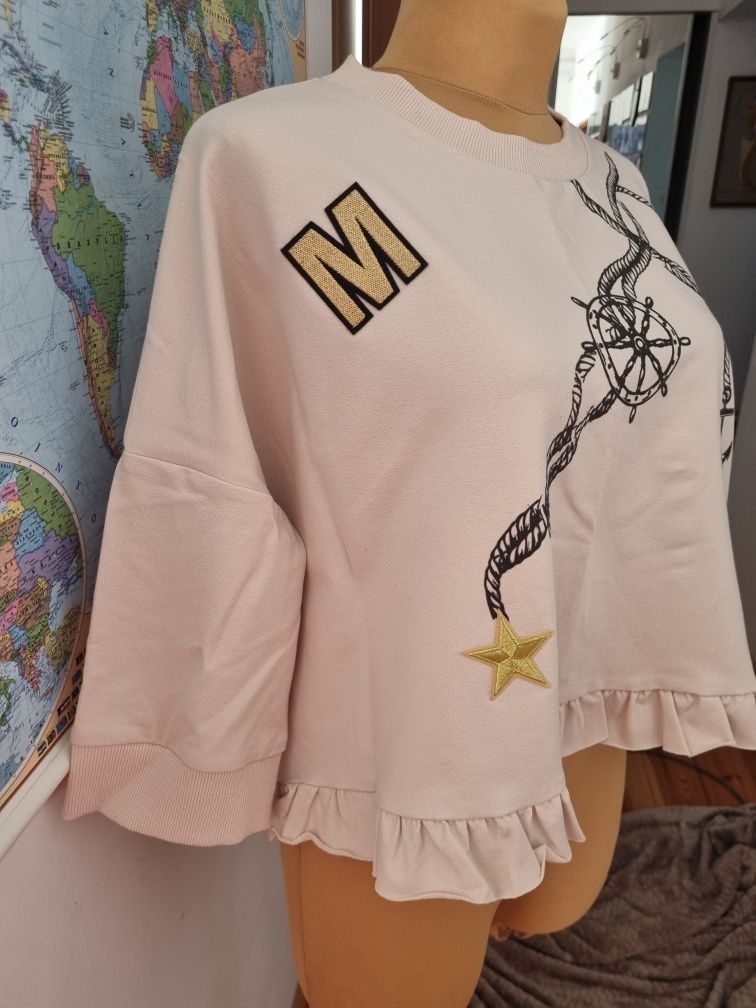 Bluza Maryley  oversize beżowa