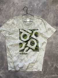 Футболка Adidas big logo print tye dye