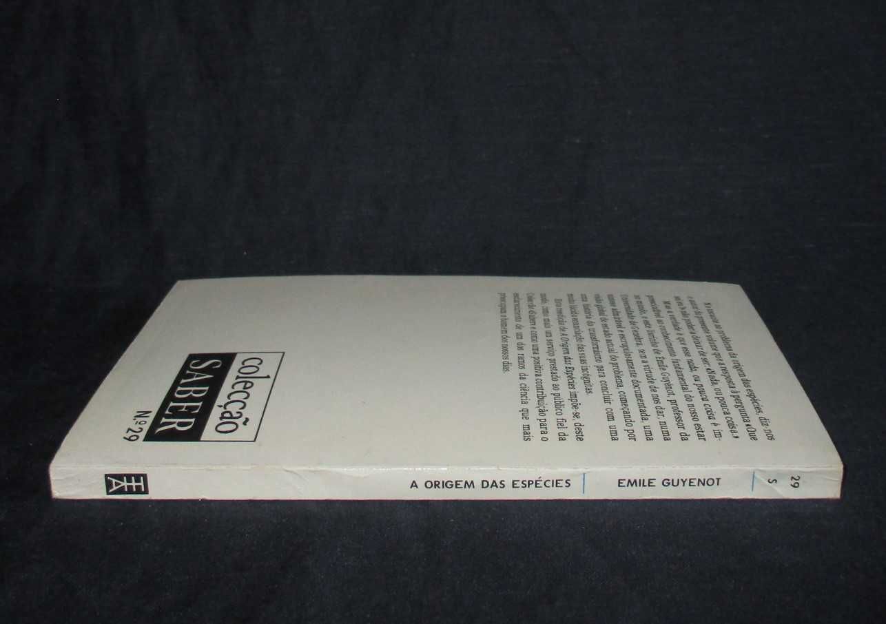 Livro A Origem das Espécies Emile Guyénot