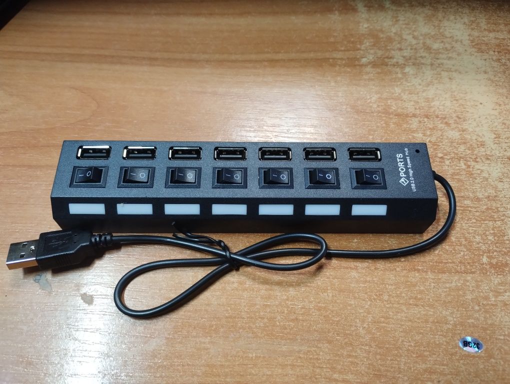 USB HUB концентратор разветвитель на 7 портів