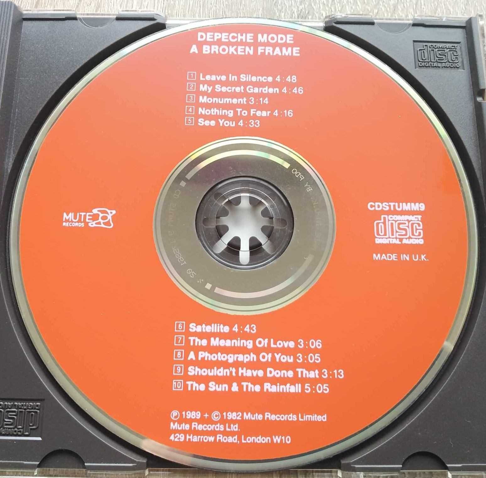 Depeche Mode - A Broken Frame CD wydanie UK (PDO UK)