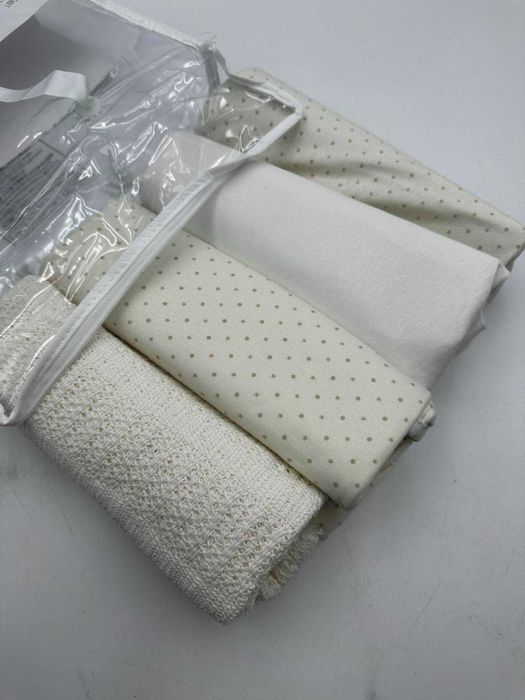 MOTHERCARE 4-częściowy zestaw do spania 2xkocyk 2xprześcieradełko