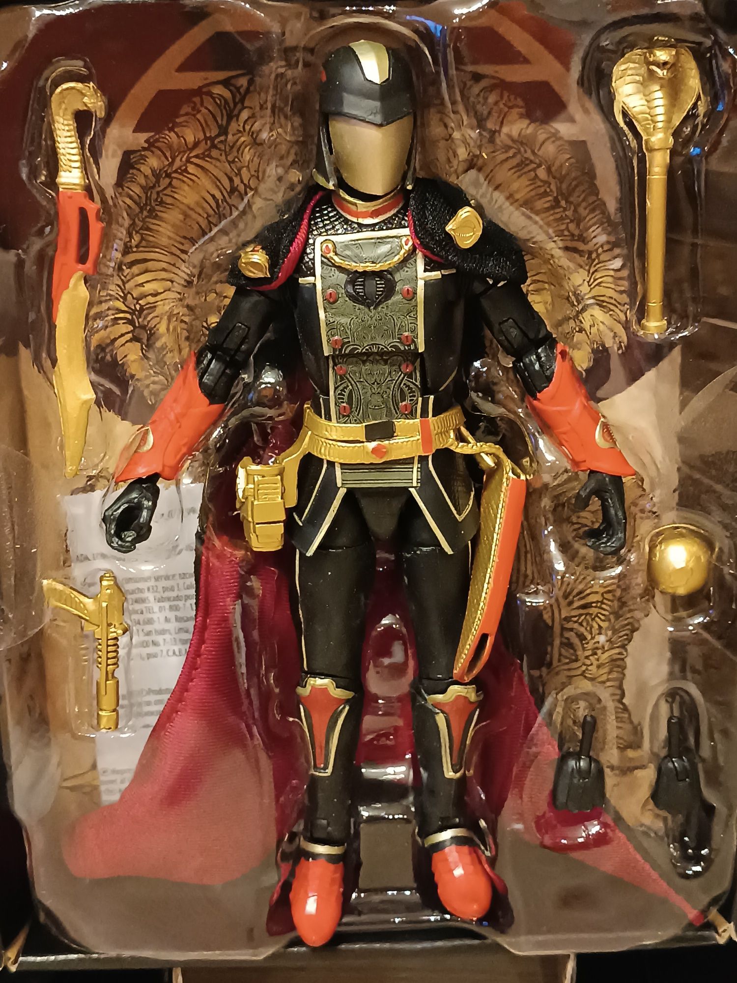 Hasbro G.I. Joe Classified Series Snake Supreme Cobra Commander 6" fig