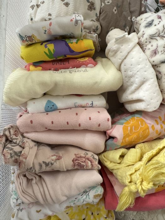 Paczka ciuszków zestaw wyprawka dla noworodka niemowlaka