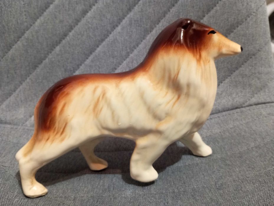 Figurka porcelanowa - pies owczarek Szkocki - Collie
