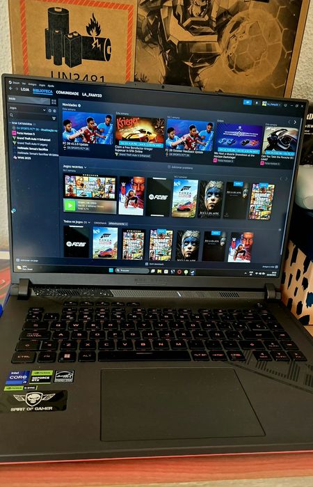 Portátil asus strix G16 i9-13980HX NVIDIA RTX 4070