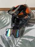 Kask full face i gogle rowerowe