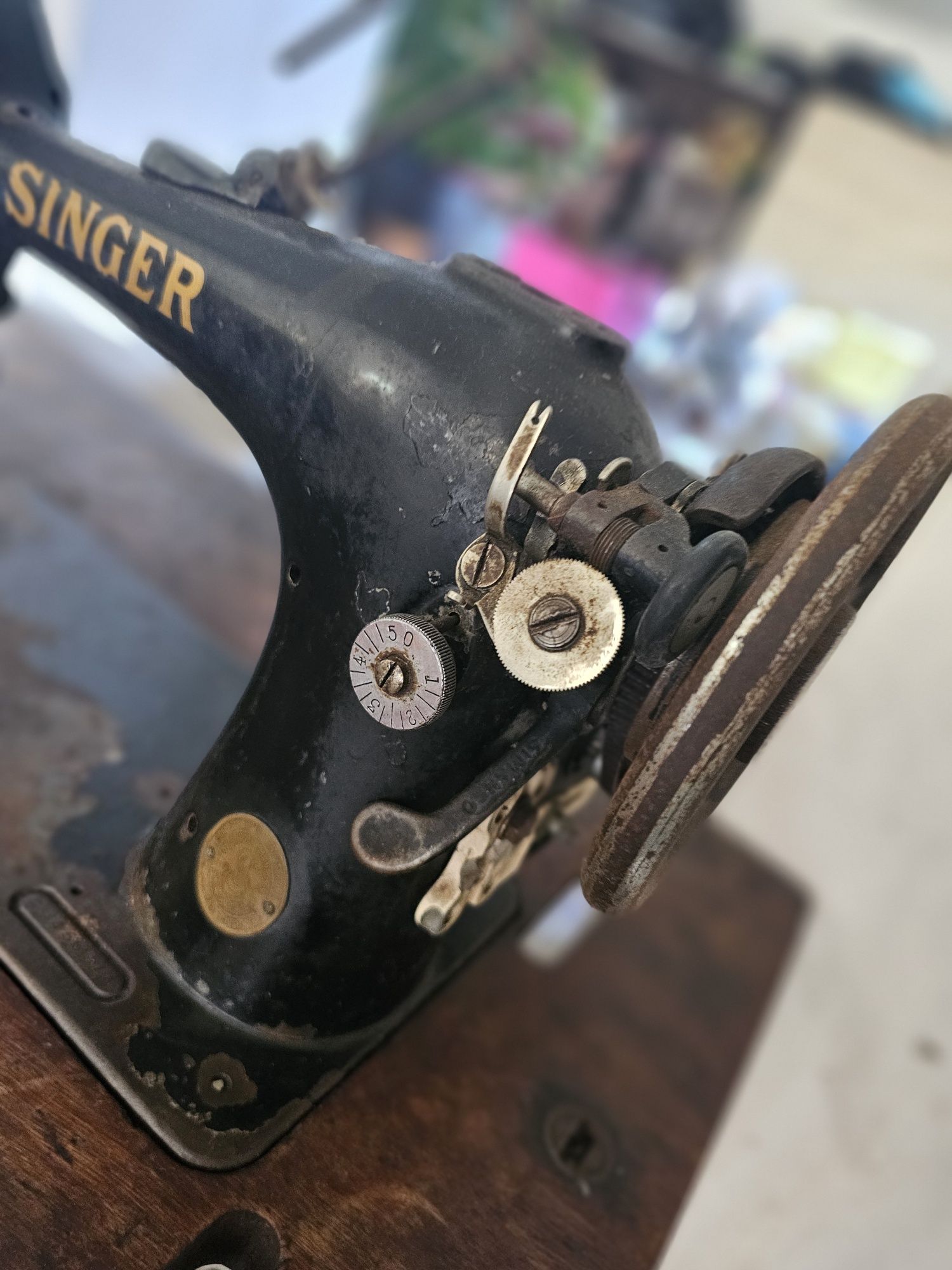 Maquina costura Singer vintage