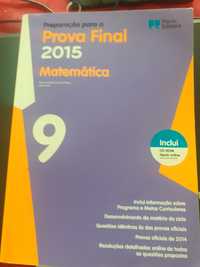 Matemática 9° Ano Preparação Prova Final ISBN 9789720019158