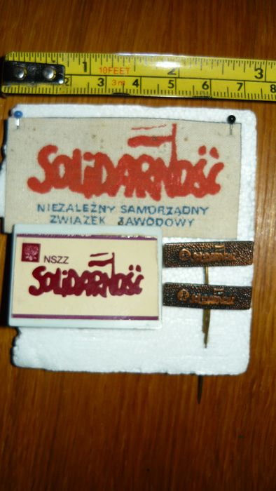 Solidarność plakietka przypinka znaczek Politechnika Częstochowska