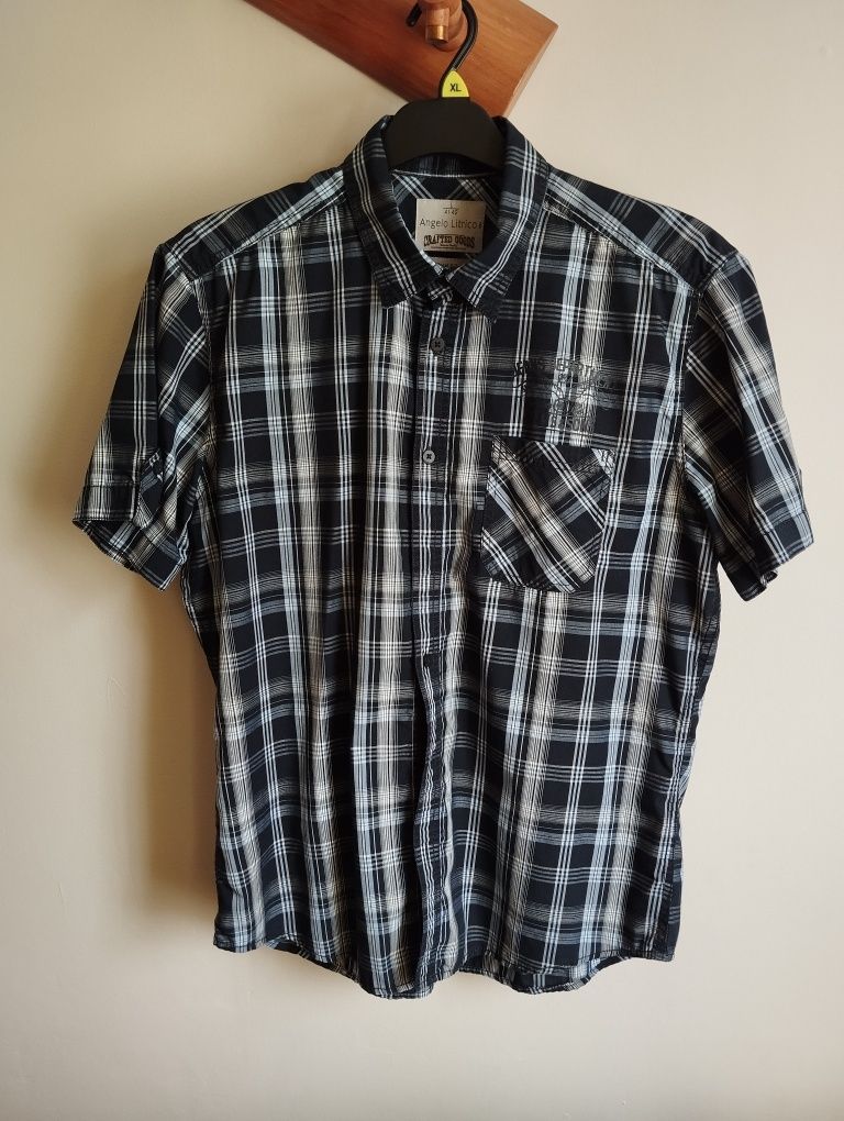 Koszula męska z krótkim rękawem C&A rozmiar L / XL