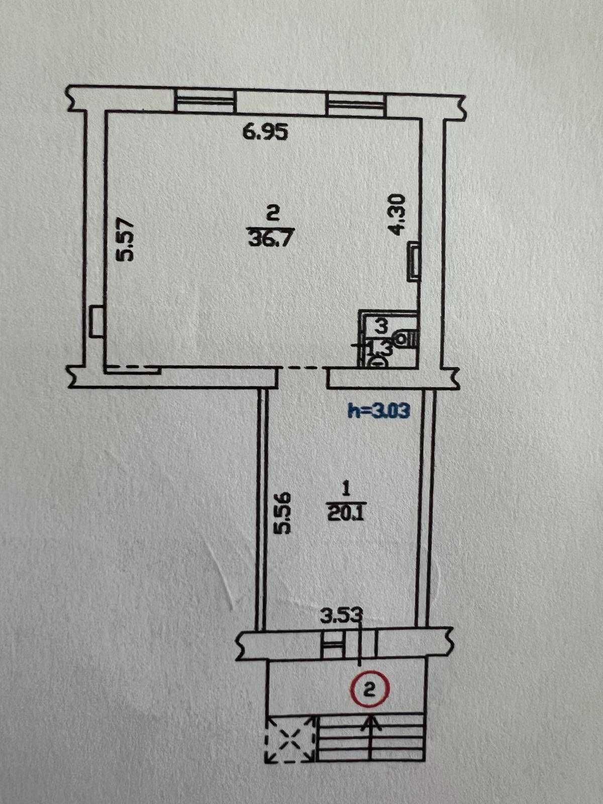 Продам нежитлове приміщення 60 кв.м біля метро "Дарниця"