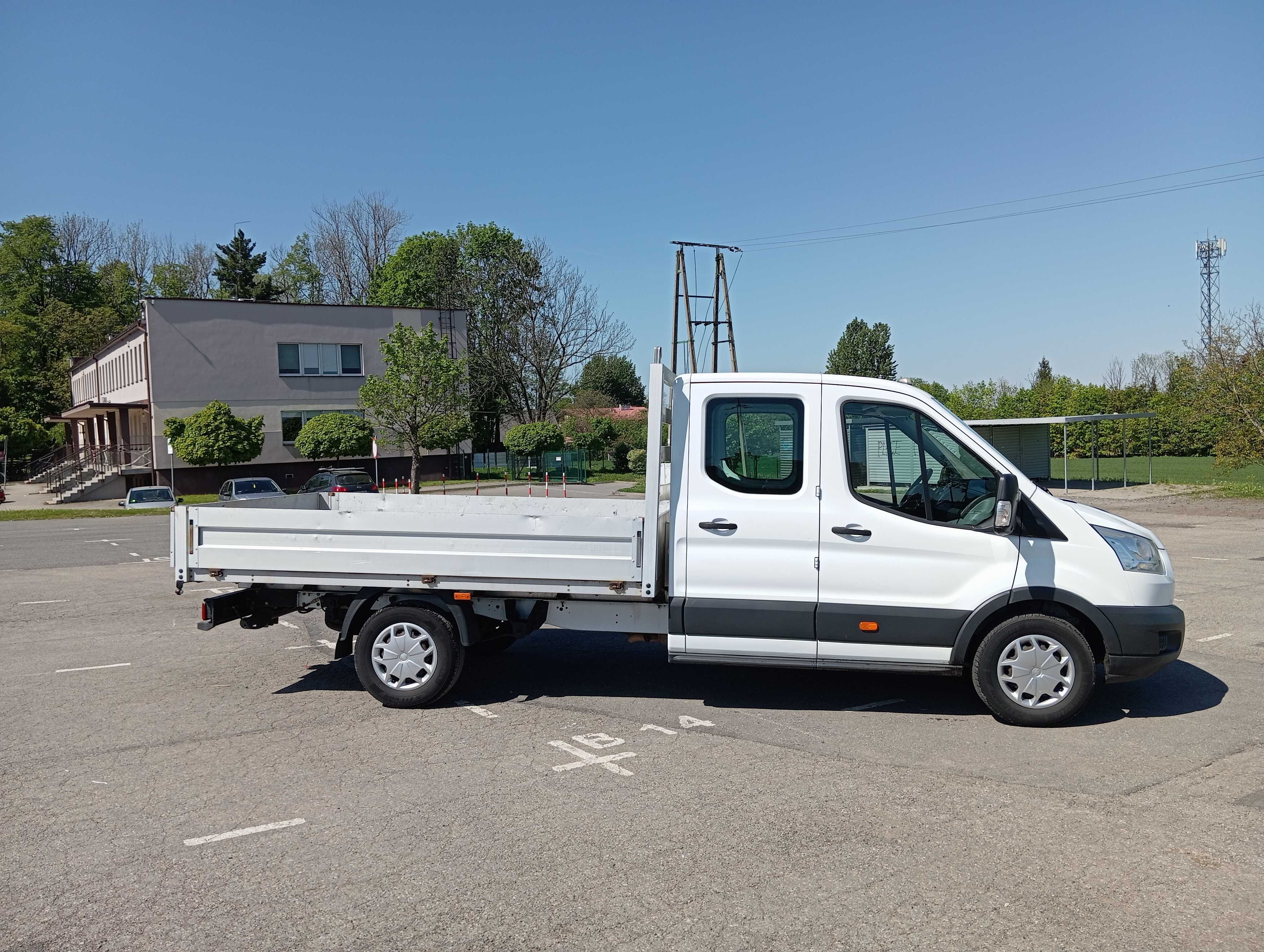 *F-VAT 23%*Ford Transit DOKA*2,2-101KM*7-osób*HAK*Salon PL-1 WŁ*