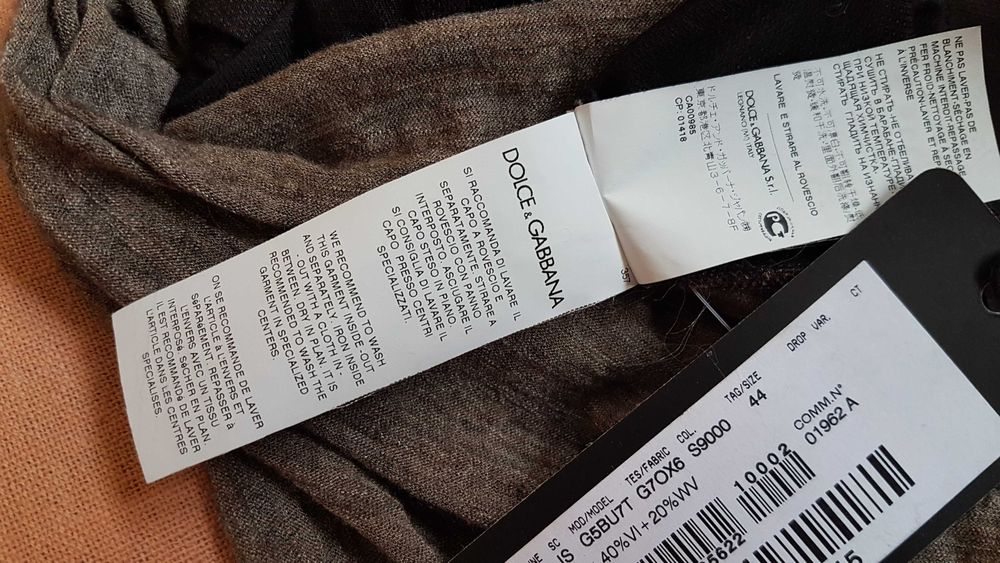 Рубашка Dolce & Gabbana размер eur-XS-S / 44-46, оригинал