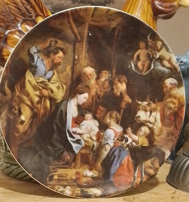 Prato Vista Alégre festivo do Natal