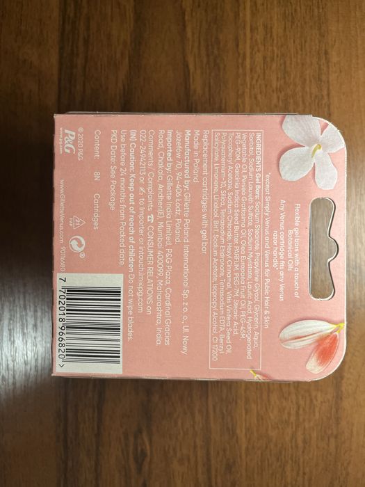 Змінні картриджі Gillette Venus 3 Comfortglide і Smooth, Оригінал!