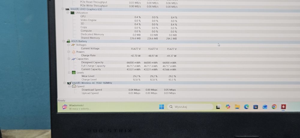 Asus ROG Strix Scar III G531GW i7-9750H, RTX 2070 8GB, 1TB, 16GB Ram
