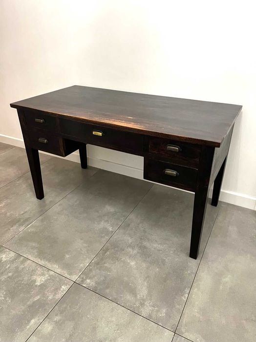 Stylowe i zgrabne drewniane biurko. Palisander! 140x70x80