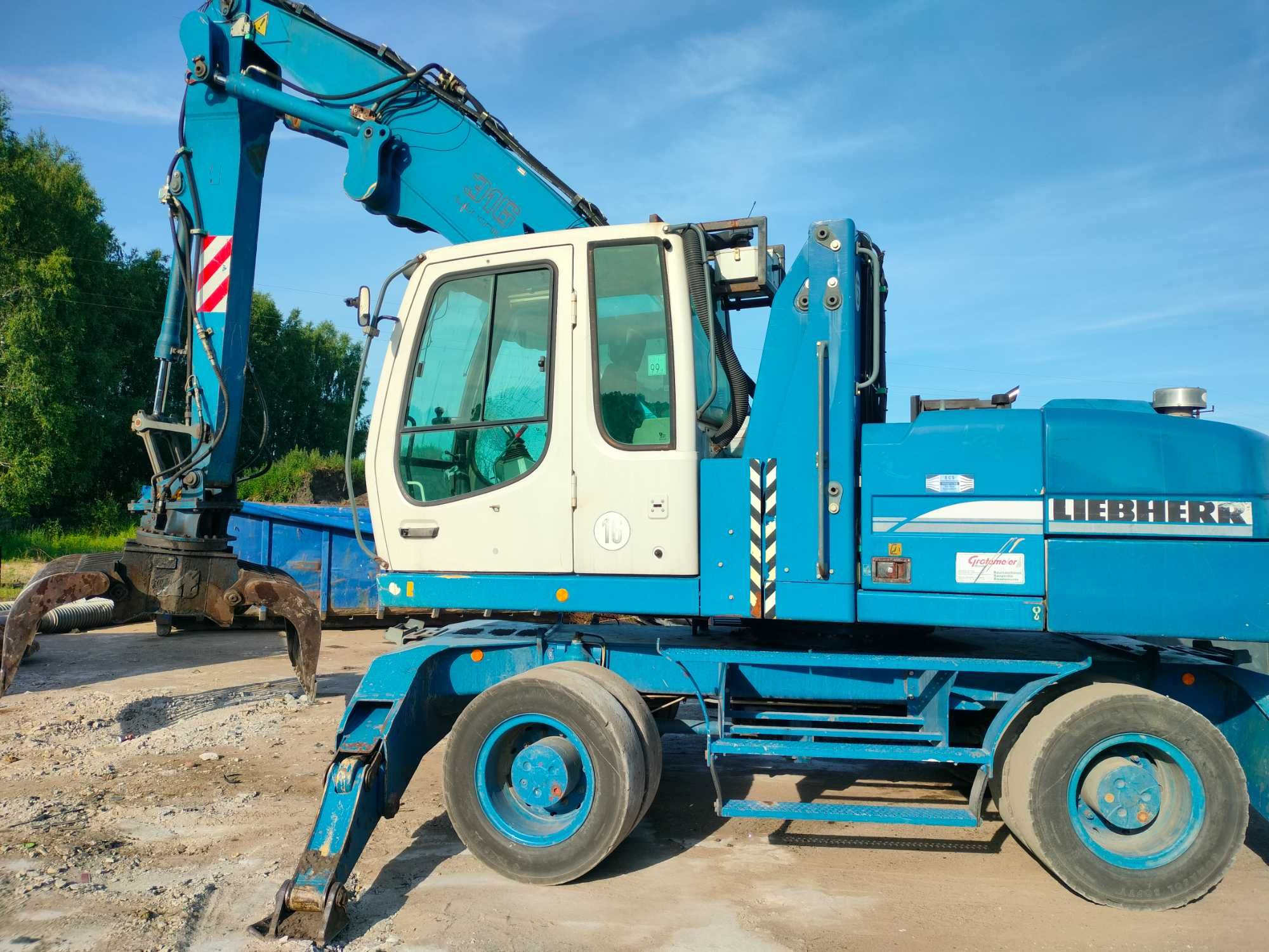 Liebherr A316 litronic 2004 przeładunkowa chwytak