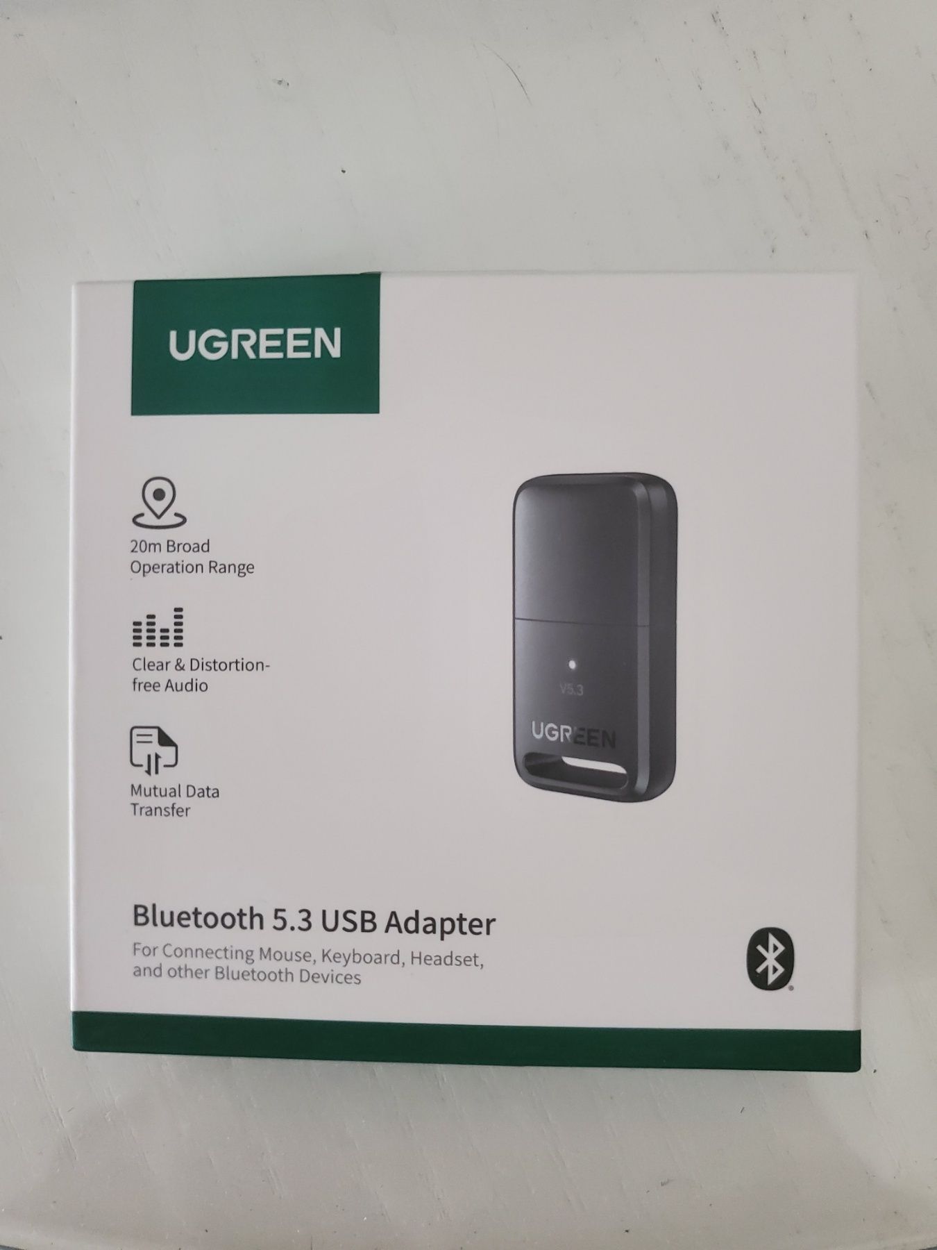 Bluetooth адаптер 5.3 UGREEN CM 591