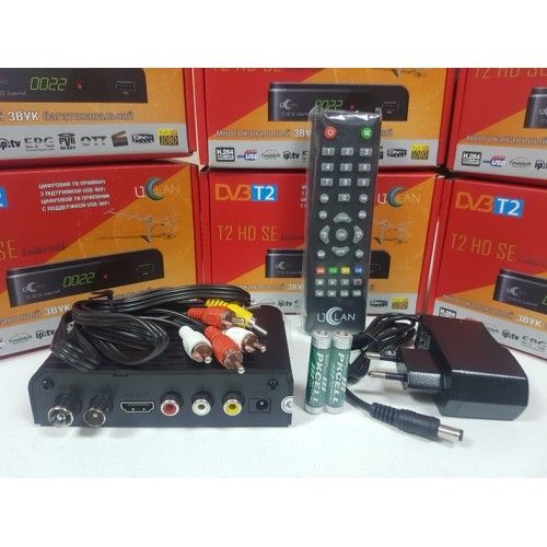 Новый Uclan T2 HD SE DVB-T2 эфирный тюнер Т2 приемник приставка