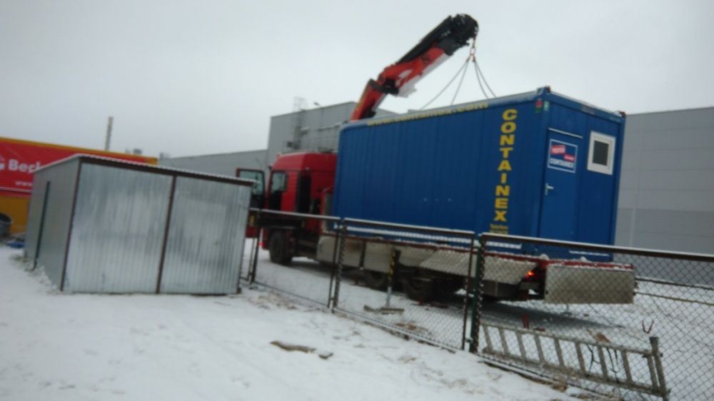 Transport z HDS 12,5 ton (20m) 10 ton ciężarowy skrzynia 8,0 m