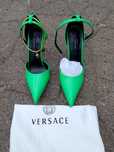 Шкіряні босоніжки Versace
