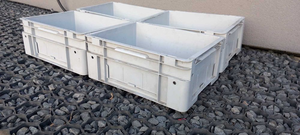 Skrzynka plastikowa doniczka zielnik organizer warsztatat transport