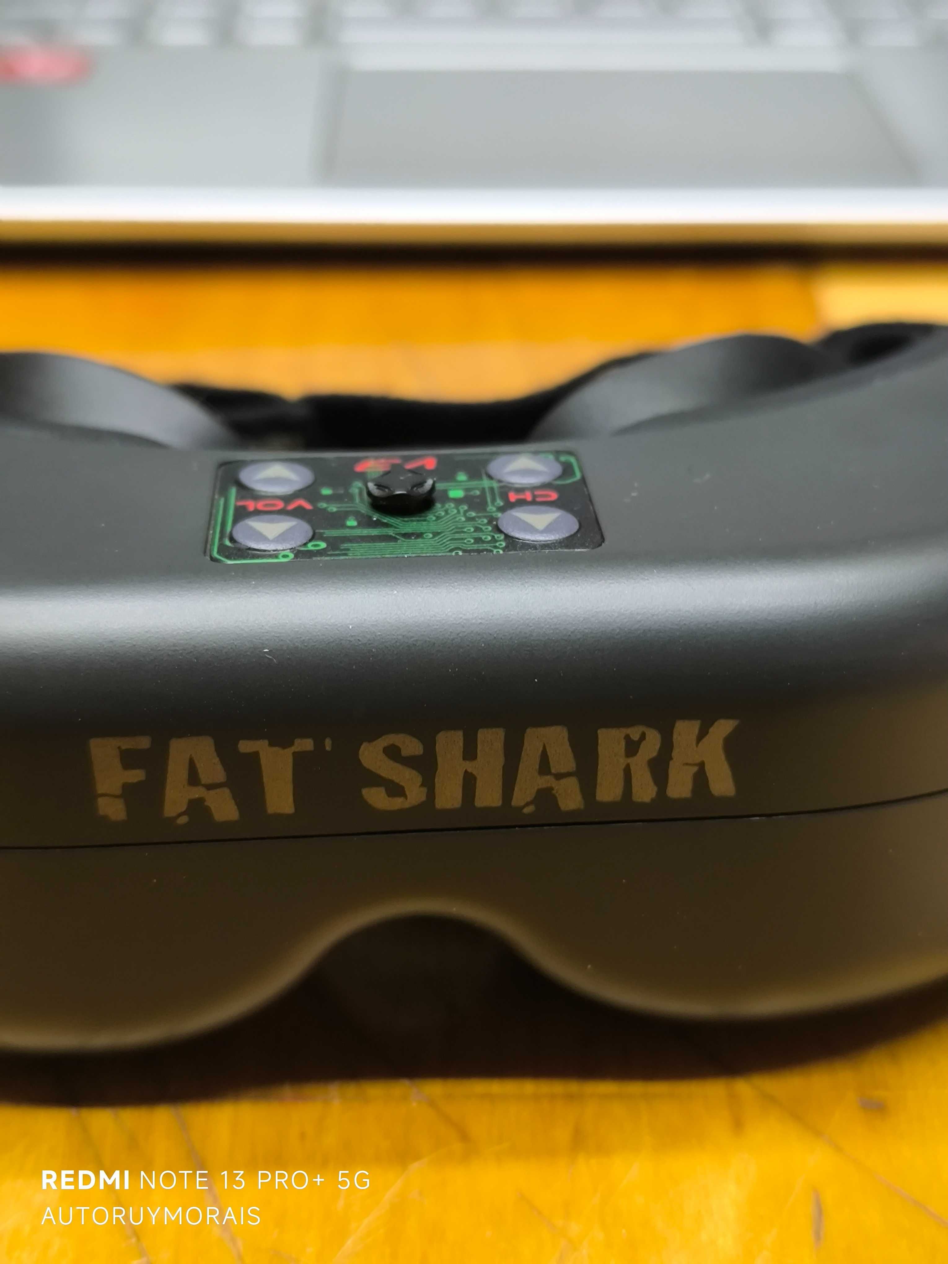 Kit Óculos FatShark Predator RC VisionV3 Teleporter FPV Drones